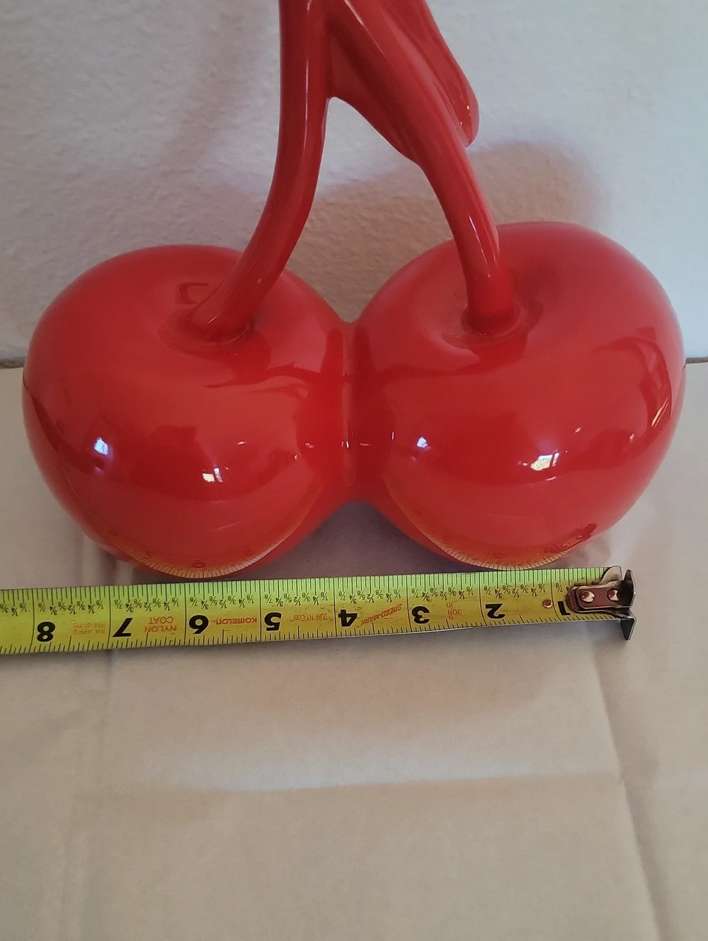Red Ceramic Cherry Decorative Accent Cherries